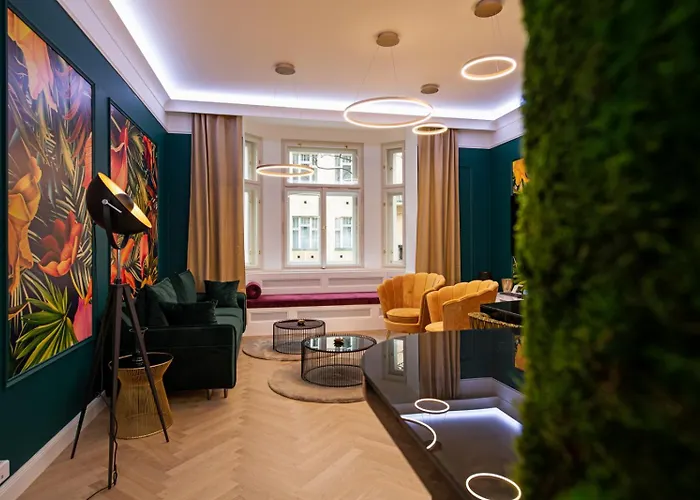 아파트 Luxusni Designovy Emotion Se Saunou V Srdci Kralovskych Vinohrad *